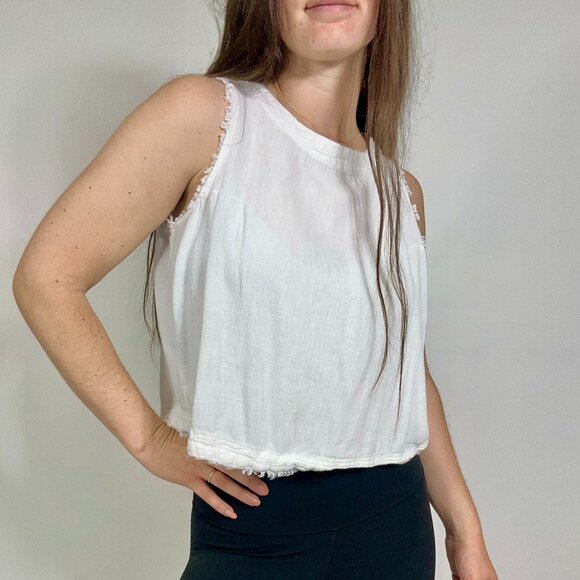*Thread + Supply White Tank Blouse - Picture 3 of 8